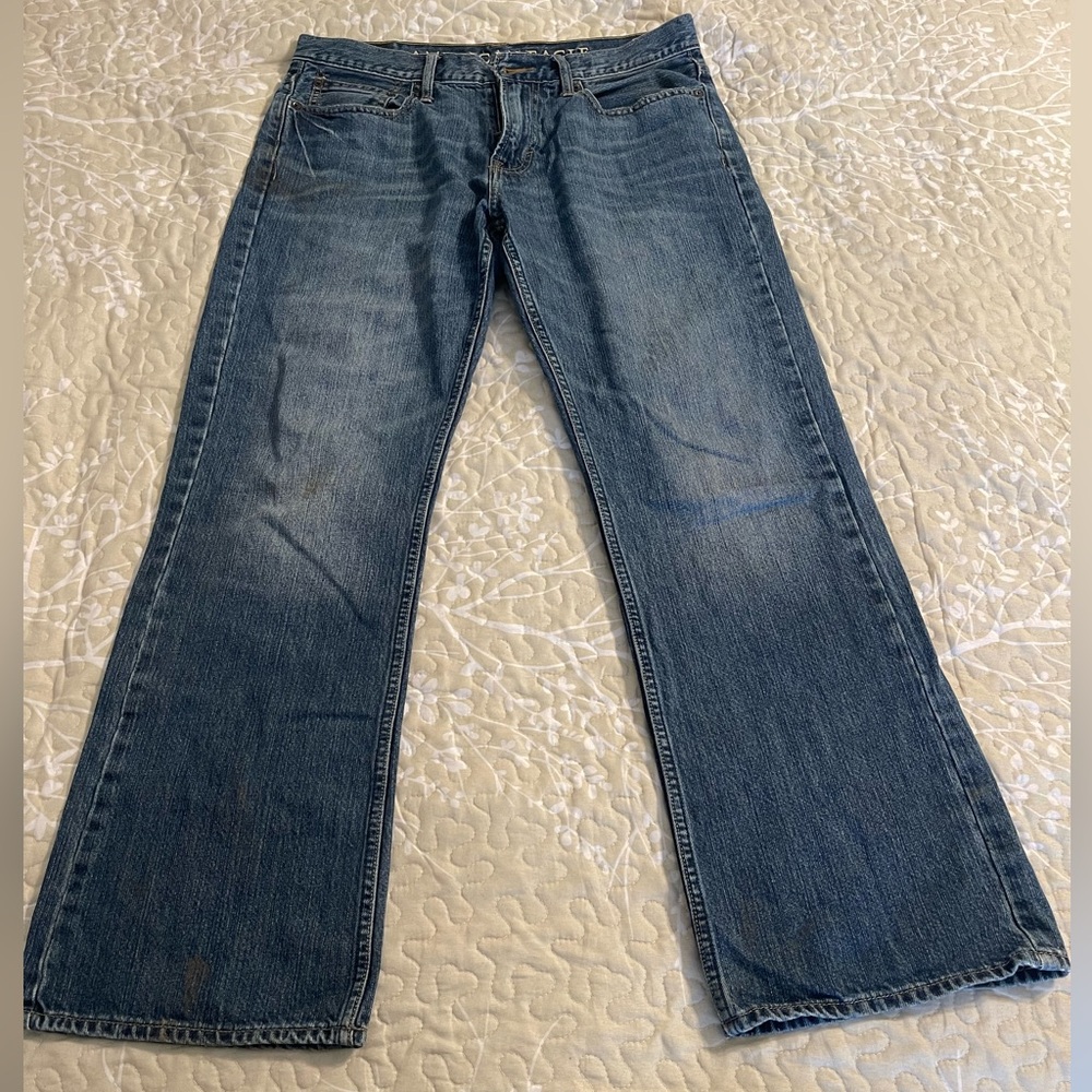 Men’s American Eagle Bootcut Jeans Size 31/30 Medium Wash